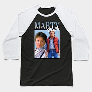 Marty McFly - 90's Style Baseball T-Shirt